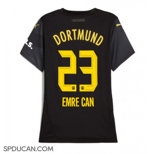 Zenski Nogometni Dres Borussia Dortmund Emre Can #23 Gostujuci 2024-25 Kratak Rukav